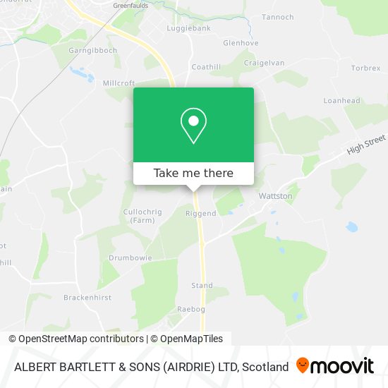 ALBERT BARTLETT & SONS (AIRDRIE) LTD map