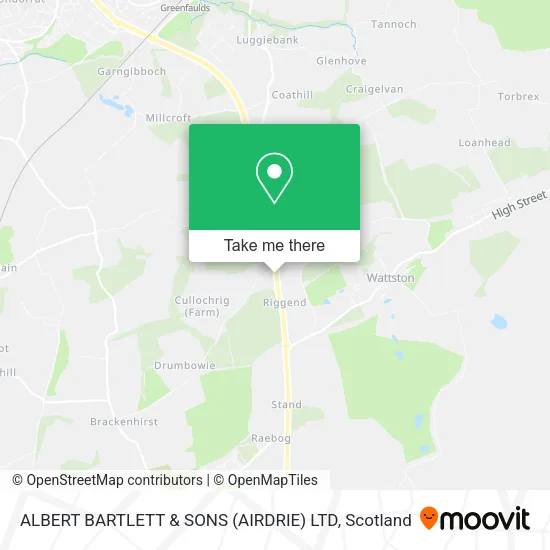 ALBERT BARTLETT & SONS (AIRDRIE) LTD map