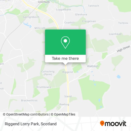 Riggend Lorry Park map