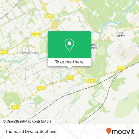 Thomas J Dwane map