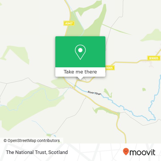 The National Trust map