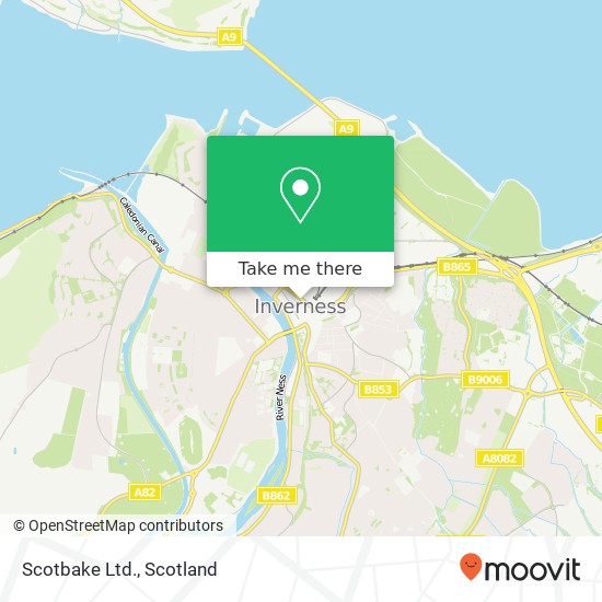 Scotbake Ltd. map