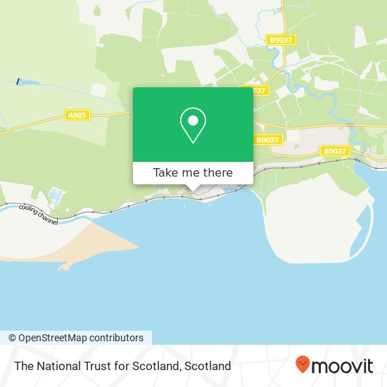 The National Trust for Scotland map