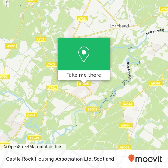 Castle Rock Housing Association Ltd map