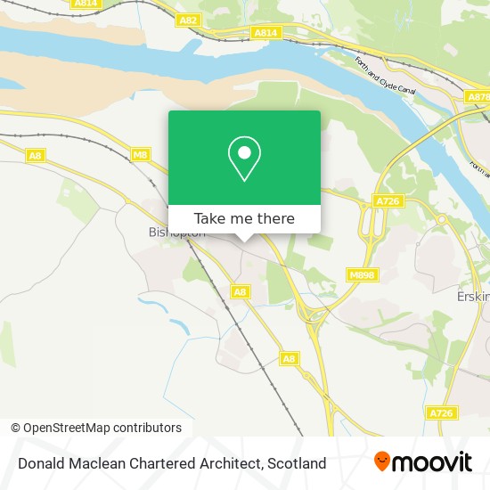Donald Maclean Chartered Architect map