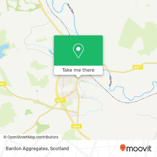 Bardon Aggregates map