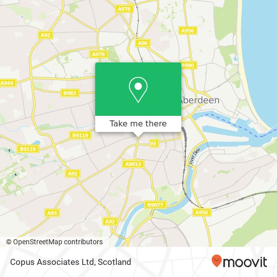 Copus Associates Ltd map