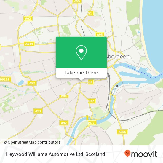 Heywood Williams Automotive Ltd map