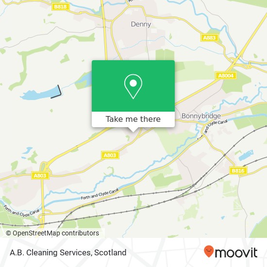 A.B. Cleaning Services map