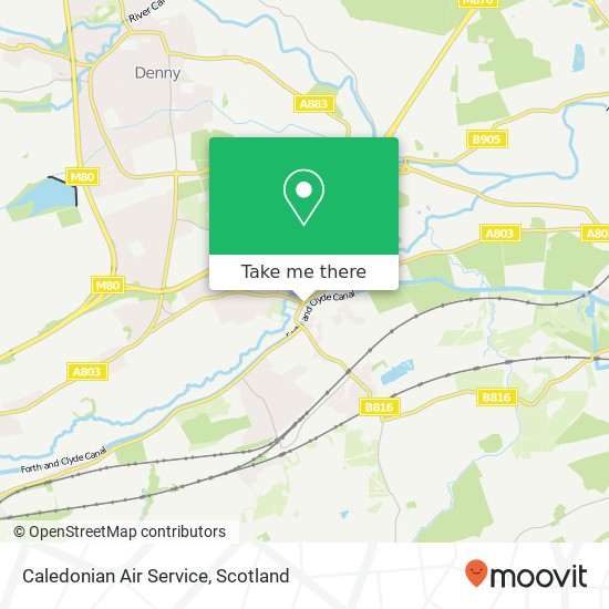 Caledonian Air Service map
