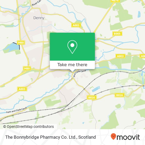 The Bonnybridge Pharmacy Co. Ltd. map