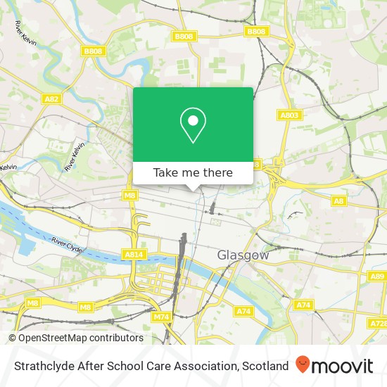 Strathclyde After School Care Association map