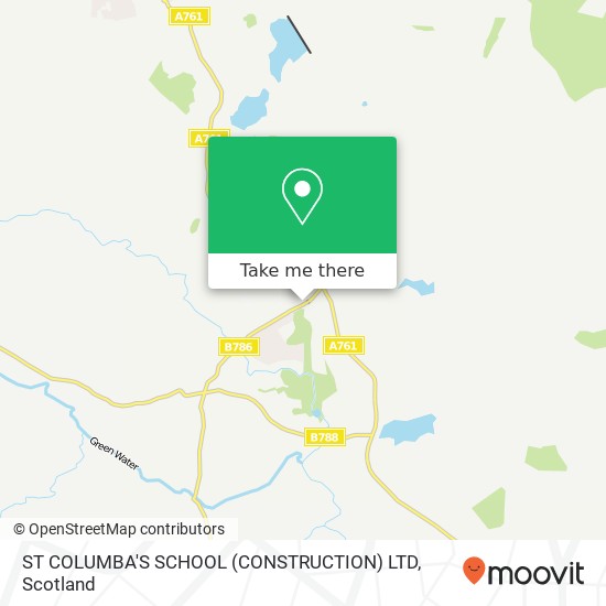 ST COLUMBA'S SCHOOL (CONSTRUCTION) LTD map