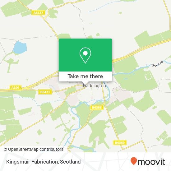 Kingsmuir Fabrication map