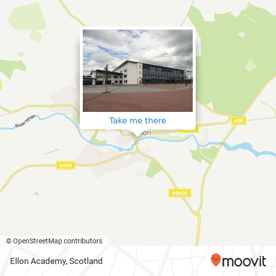 Ellon Academy map