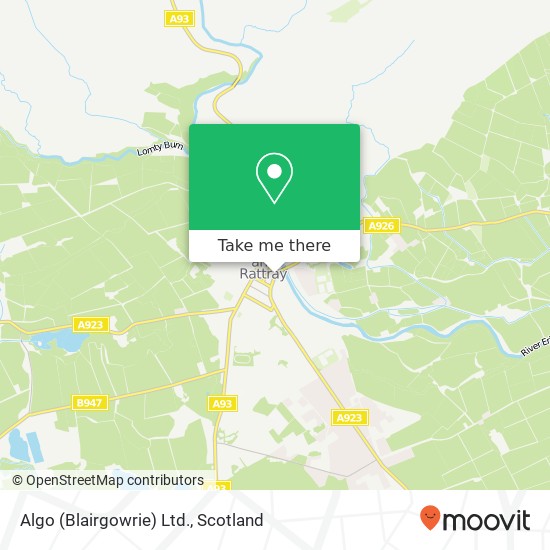 Algo (Blairgowrie) Ltd. map