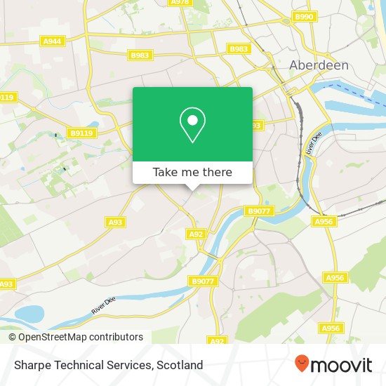 Sharpe Technical Services map