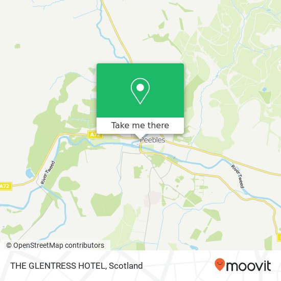 THE GLENTRESS HOTEL map