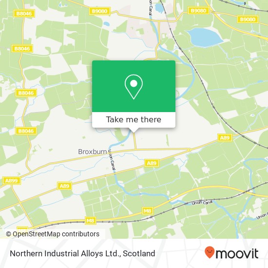 Northern Industrial Alloys Ltd. map