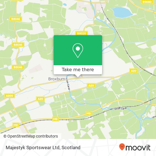 Majestyk Sportswear Ltd map
