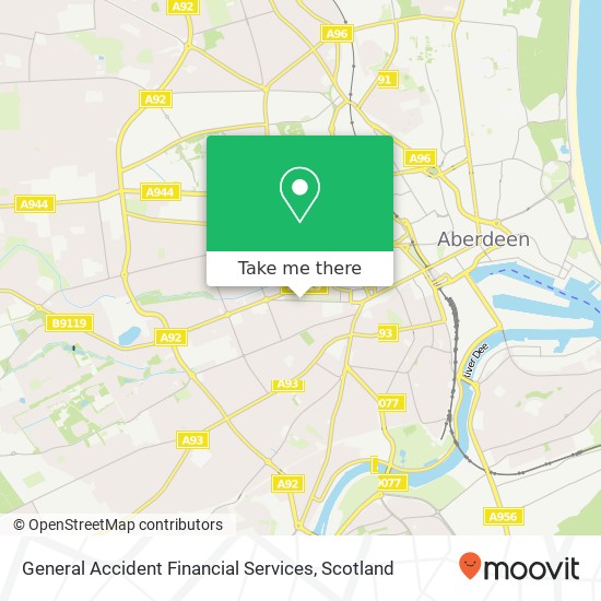 General Accident Financial Services map