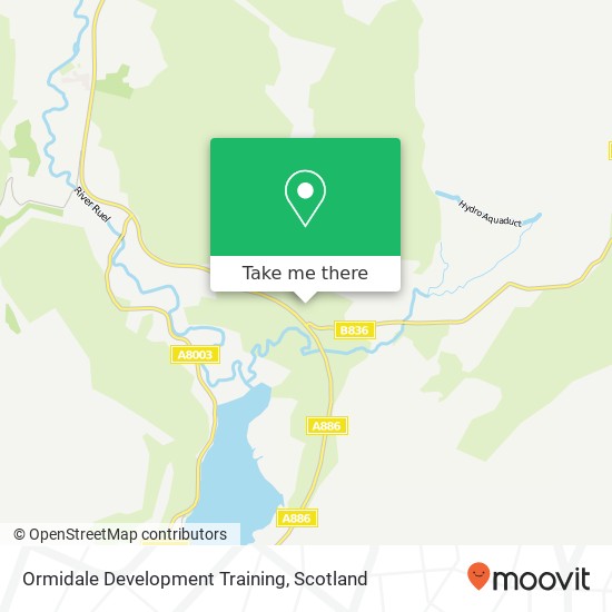 Ormidale Development Training map