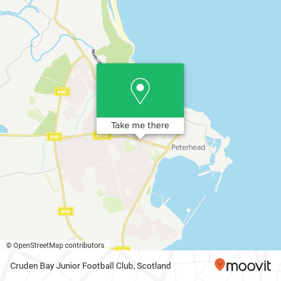 Cruden Bay Junior Football Club map