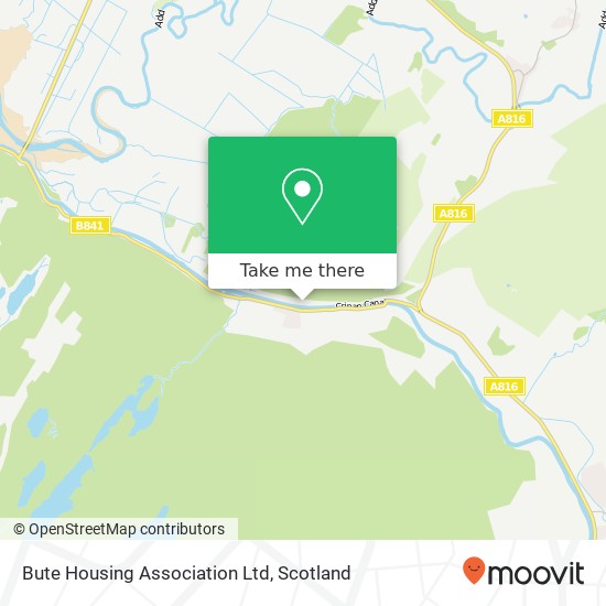 Bute Housing Association Ltd map