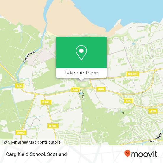 Cargilfield School map