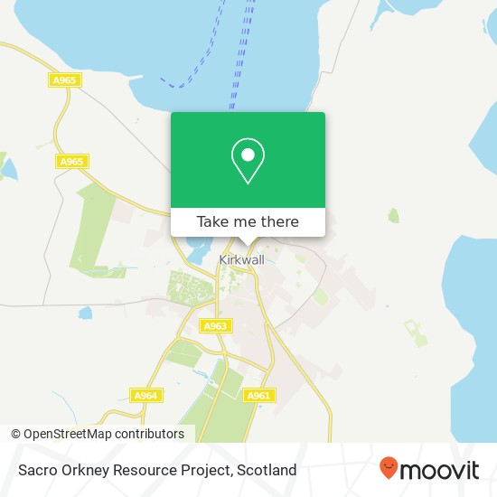 Sacro Orkney Resource Project map