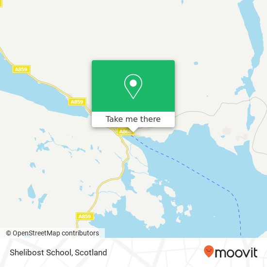 Shelibost School map