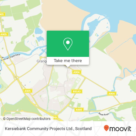 Kersiebank Community Projects Ltd. map