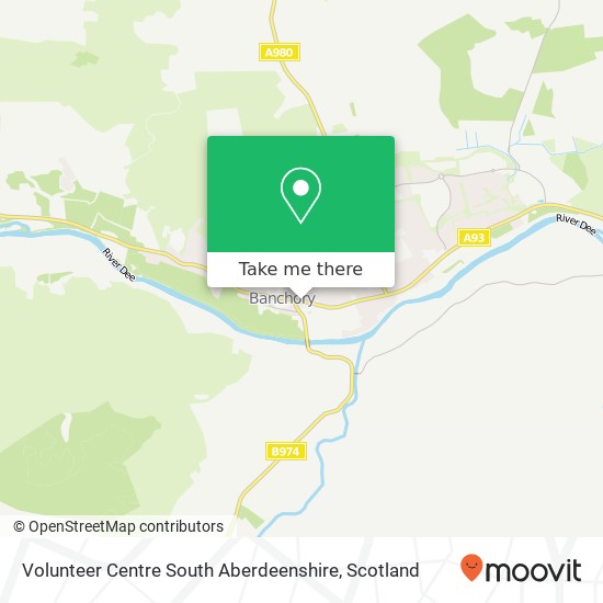 Volunteer Centre South Aberdeenshire map