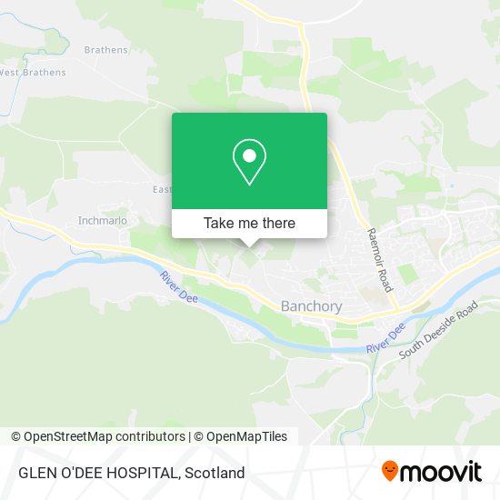 GLEN O'DEE HOSPITAL map