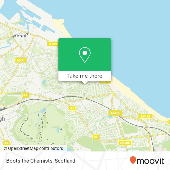 Boots the Chemists map