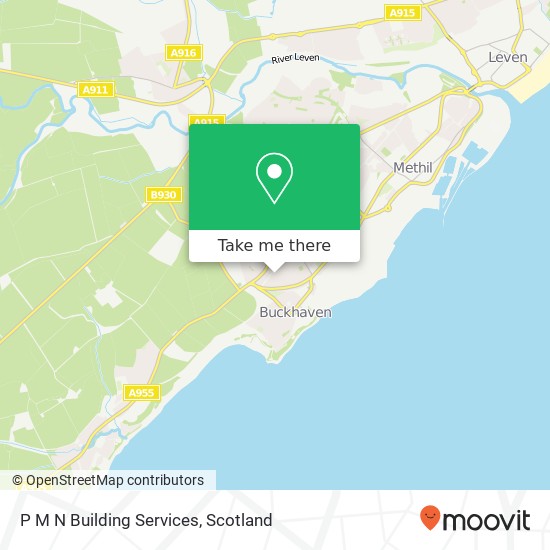 P M N Building Services map