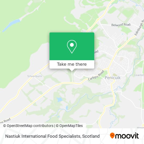 Nastiuk International Food Specialists map