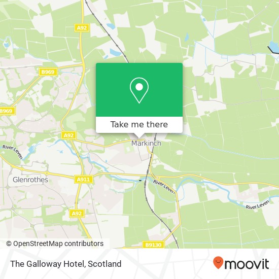 The Galloway Hotel map