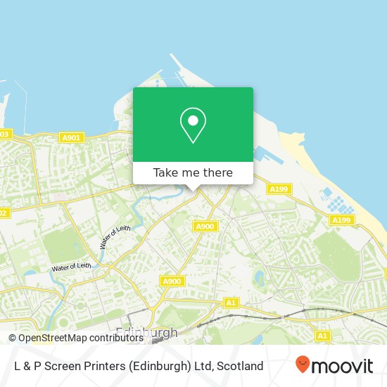 L & P Screen Printers (Edinburgh) Ltd map