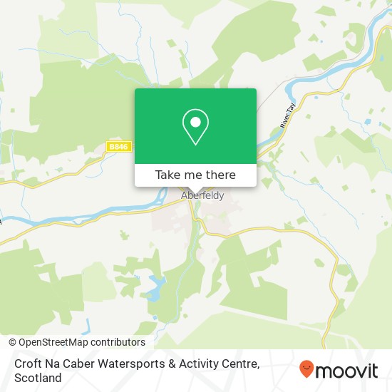 Croft Na Caber Watersports & Activity Centre map