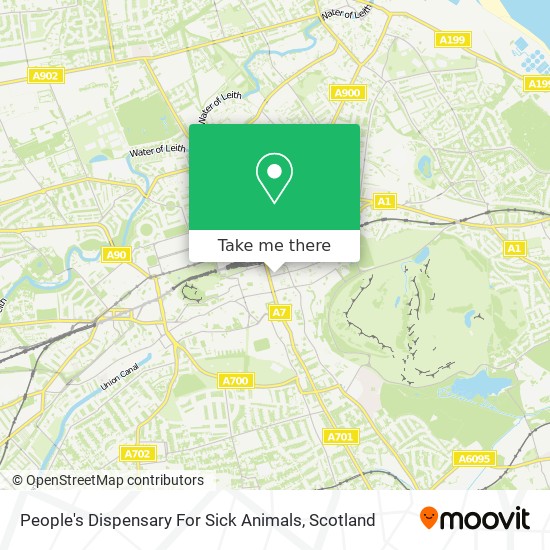 People's Dispensary For Sick Animals map