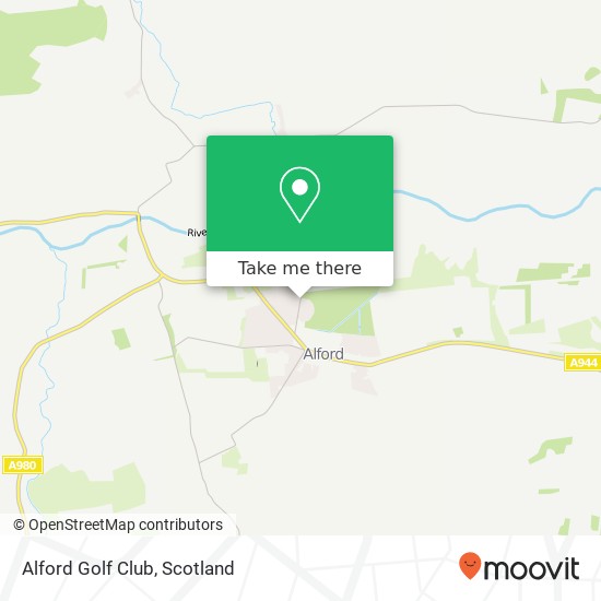 Alford Golf Club map