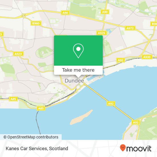 Kanes Car Services map
