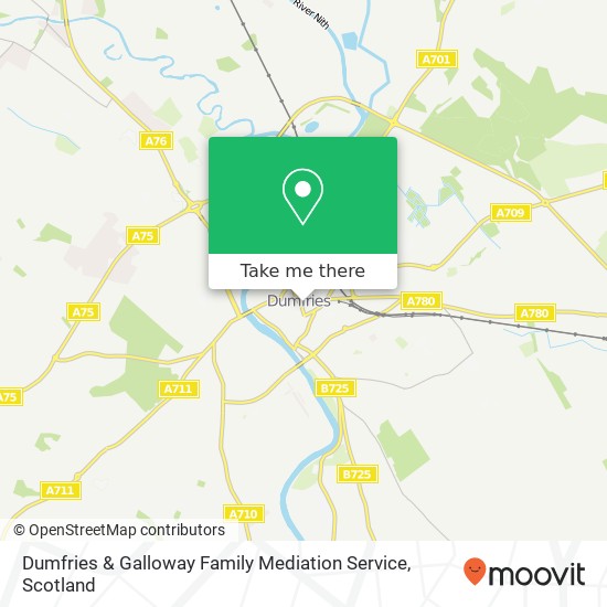 Dumfries & Galloway Family Mediation Service map