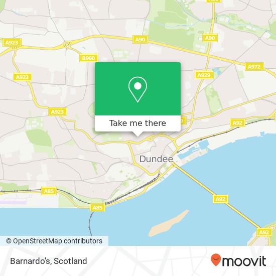 Barnardo's map