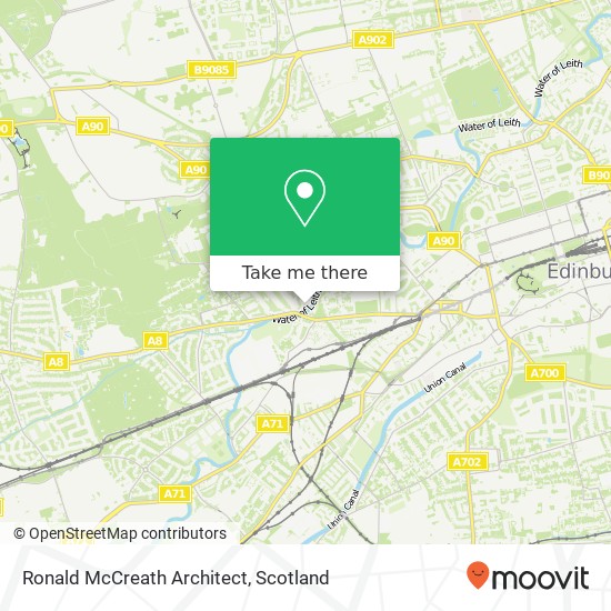 Ronald McCreath Architect map