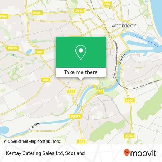 Kentay Catering Sales Ltd map