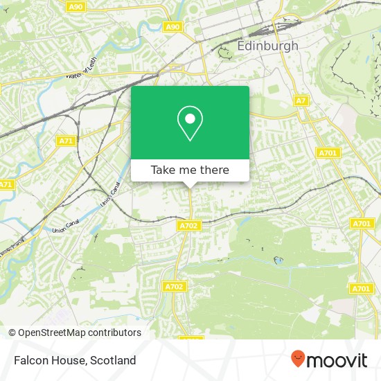 Falcon House map