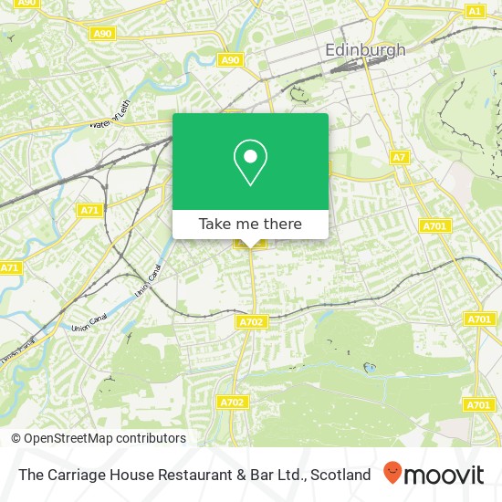 The Carriage House Restaurant & Bar Ltd. map