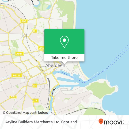 Keyline Builders Merchants Ltd map